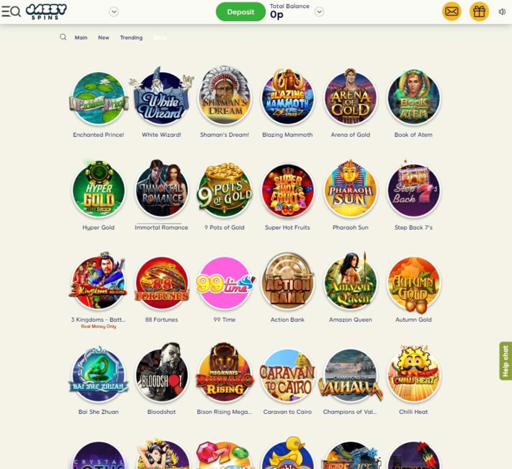 Jazzy Spins Casino desktop slots screenshot showing featured slot games, categories and navigation – tested Jazzy Spins Casino desktop slots screenshot showing featured slot games, categories and navigation – tested