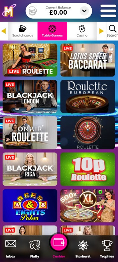 Matchup Casino mobile live dealer games screenshot showing tables including blackjack, roulette and baccarat on smartphone screen – tested Matchup Casino mobile live dealer games screenshot showing tables including blackjack, roulette and baccarat on smartphone screen – tested