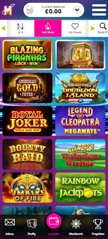 Matchup Casino mobile slots screenshot showing featured games, categories and navigation on smartphone screen – tested Matchup Casino mobile slots screenshot showing featured games, categories and navigation on smartphone screen – tested