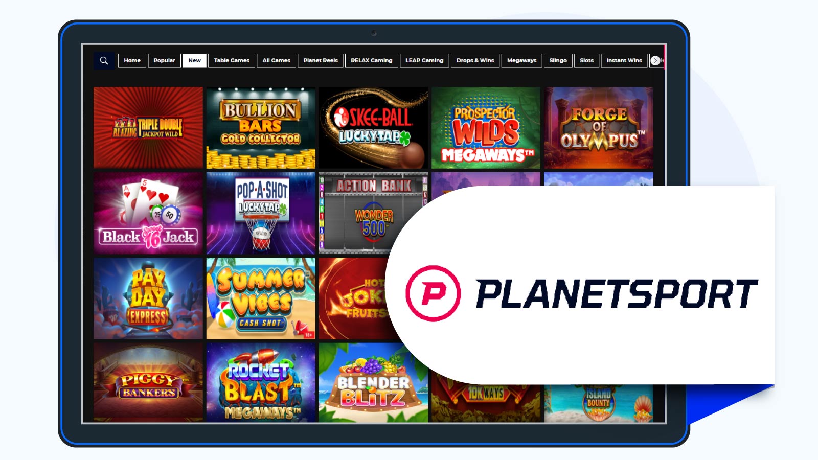 Planet Sport Bet Casino - Best for lowest minimum deposit