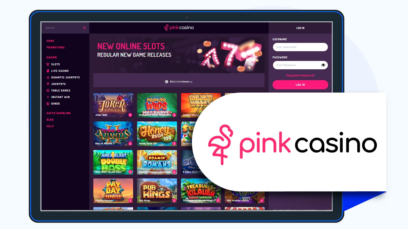 Pink Casino - Best new slot site for slot providers