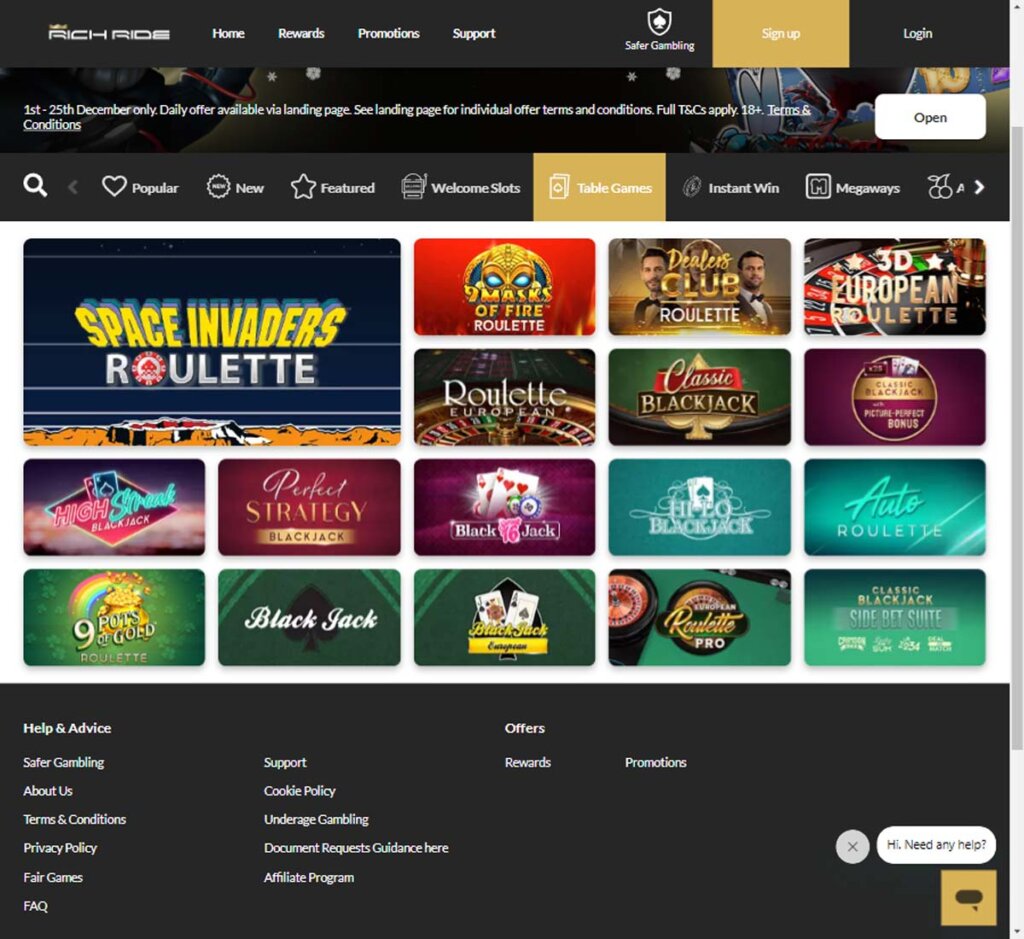 rich-ride-casino-table-games-variety-review