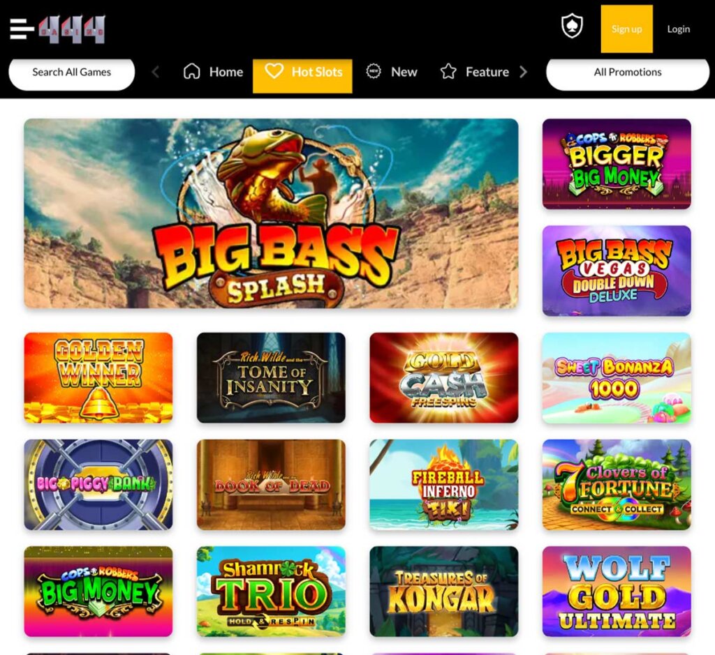 444-casino-slots-variety-review