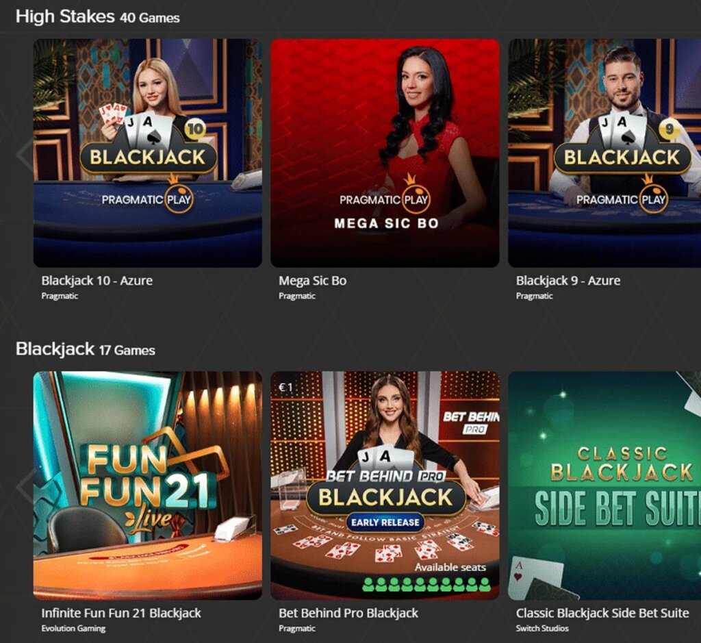 Blackjack City Casino desktop live casino screenshot displaying real-dealer tables including roulette, blackjack and baccarat with lobby navigation – tested