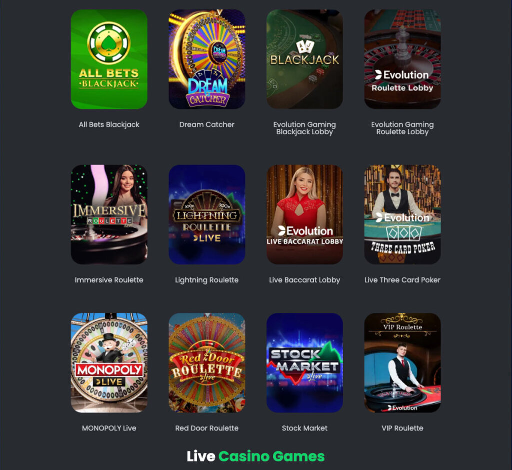 Casino Kings Casino desktop live casino screenshot displaying real-dealer tables including roulette, blackjack and baccarat with lobby navigation – tested