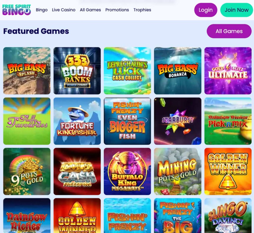 free-spirit-bingo-casino-homepage-review