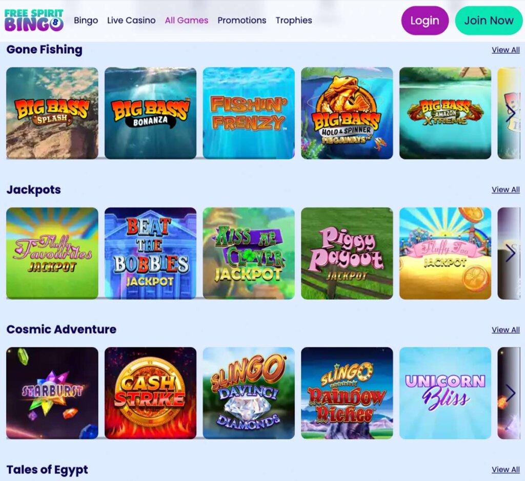 free-spirit-bingo-casino-slots-variety-review