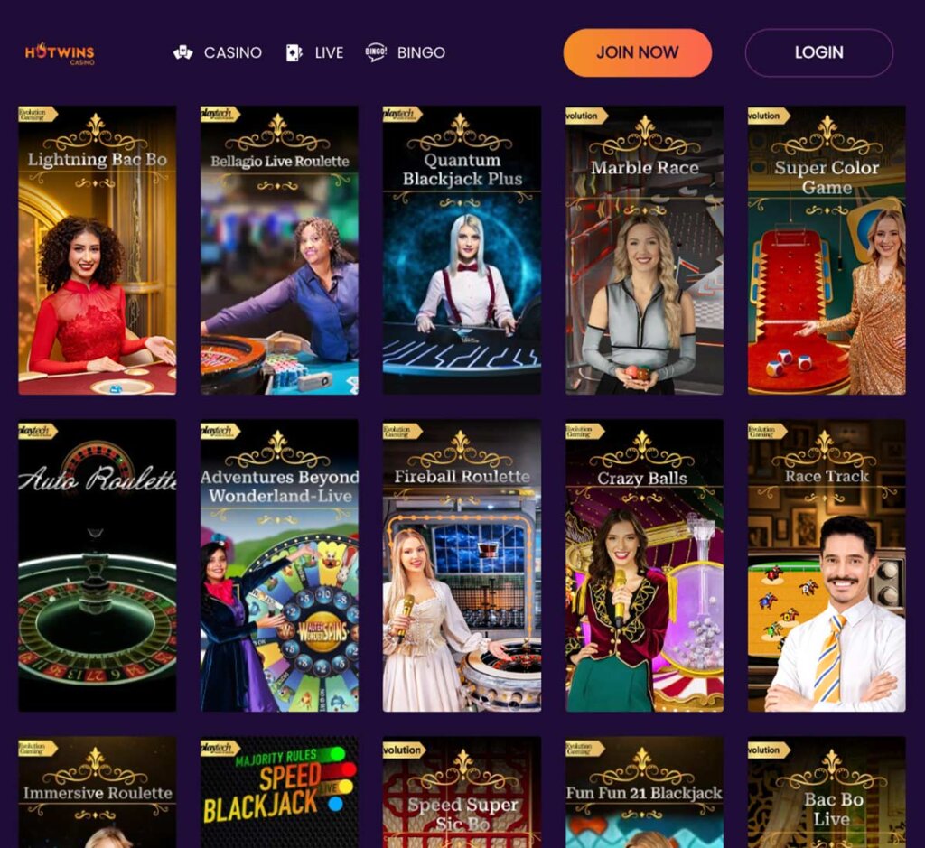 The Hippodrome Casino desktop live casino screenshot displaying real-dealer tables including roulette, blackjack and baccarat with lobby navigation – tested