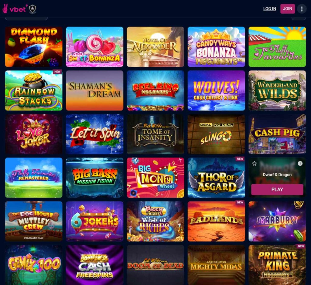 vbet-casino-slots-variety-review