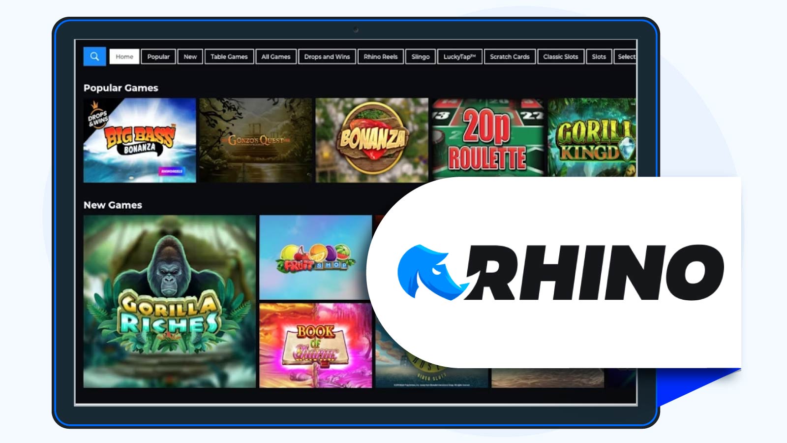 Rhino Casino - Suitable pick for high-rollers